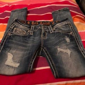 Rock revival ankle skinny
